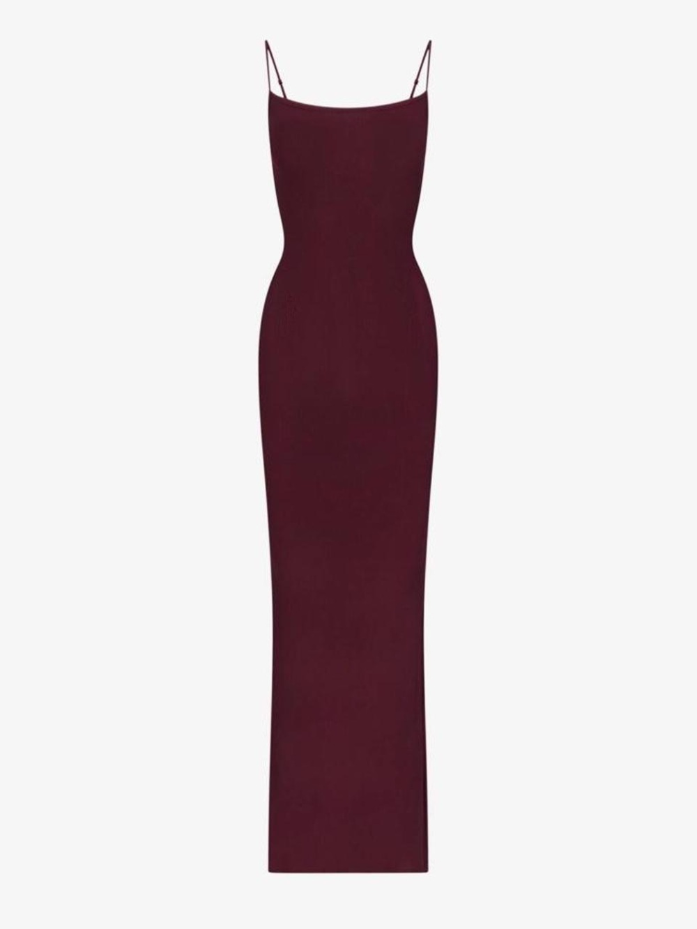 SKIMS Long Longe Slip Dress in Rare colorway Bordeaux Wine - Picture 2 of 7